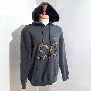 Realtree | Grey logo women's pullover hoodie